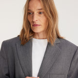 ROHE - Oversized blazer | grey melange