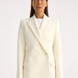 ROHE - Tailored wool blazer | ivory