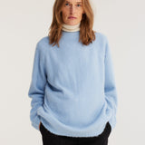 ROHE - Alpaca wool blend sweater | sky