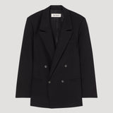 ROHE - Double breasted blazer | black