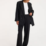 ROHE - Double breasted blazer | black