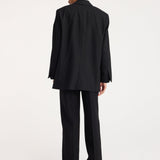 ROHE - Double breasted blazer | black