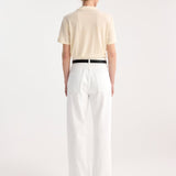 ROHE - Relaxed wool t-shirt | cream