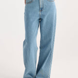 ROHE - Relaxed wide leg denim | denim blue