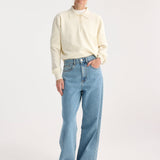 ROHE - Relaxed wide leg denim | denim blue