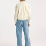 ROHE - Relaxed wide leg denim | denim blue