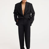 ROHE - High vent tailored jacket | black