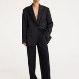 ROHE - High vent tailored jacket | black