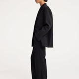 ROHE - High vent tailored jacket | black