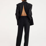 ROHE - High vent tailored jacket | black