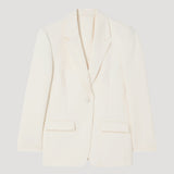 ROHE - High vent tailored jacket | off white