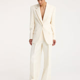 ROHE - High vent tailored jacket | off white