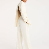 ROHE - High vent tailored jacket | off white