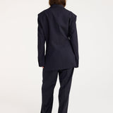 ROHE - Overlap blazer | night stripe