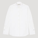 ROHE - Classic shirt with double cuff and cufflink detail | optic white