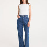 ROHE - High-waisted straight leg denim | indigo