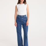 ROHE - High-waisted straight leg denim | indigo