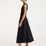 ROHE - A-line external pocket skirt | black