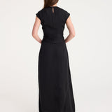 ROHE - Draped dress | black