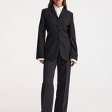 ROHE - Fitted wool blazer | black