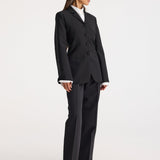 ROHE - Fitted wool blazer | black