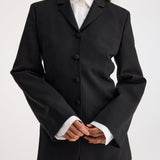 ROHE - Fitted wool blazer | black