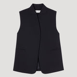 ROHE - Sleeveless jacket | black