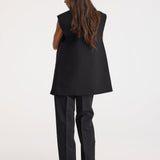 ROHE - Sleeveless jacket | black