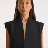 ROHE - Sleeveless jacket | black