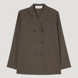 ROHE - Relaxed tailored shirt-jacket | earth