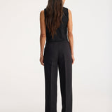 ROHE - Fitted waistcoat | black