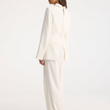 ROHE - Reversed blazer top | winter white