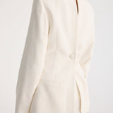 ROHE - Reversed blazer top | winter white