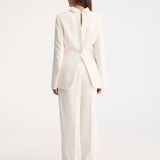 ROHE - Reversed blazer top | winter white