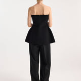 ROHE - Sculptural bustier | black