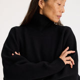 ROHE - Classic turtleneck jumper | black