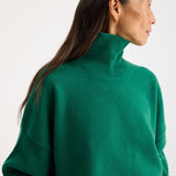 ROHE - Classic turtleneck jumper | emerald