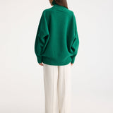 ROHE - Classic turtleneck jumper | emerald