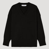 ROHE - Classic v-neck jumper | black