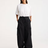 ROHE - Tailored cargo trousers | black