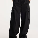 ROHE - Tailored cargo trousers | black