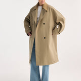 ROHE - Suede collar garden coat | sand