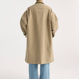 ROHE - Suede collar garden coat | sand