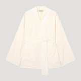 ROHE - Kimono-style belted jacket | off white