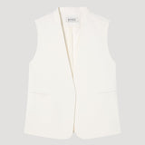 ROHE - Sleeveless gilet-jacket | cream