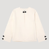 ROHE - Double-faced cape jacket | off white