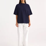 ROHE - Classic t-shirt | indigo