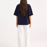 ROHE - Classic t-shirt | indigo