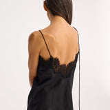 ROHE - Silk lace camisole top | black