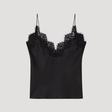 ROHE - Silk lace camisole top | black